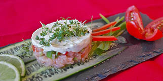 Le Florida Toulouse propose sa recette du Tartare de saumon, ici photo du web